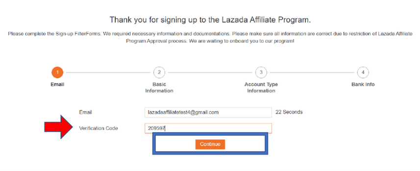 lazada affiliate login