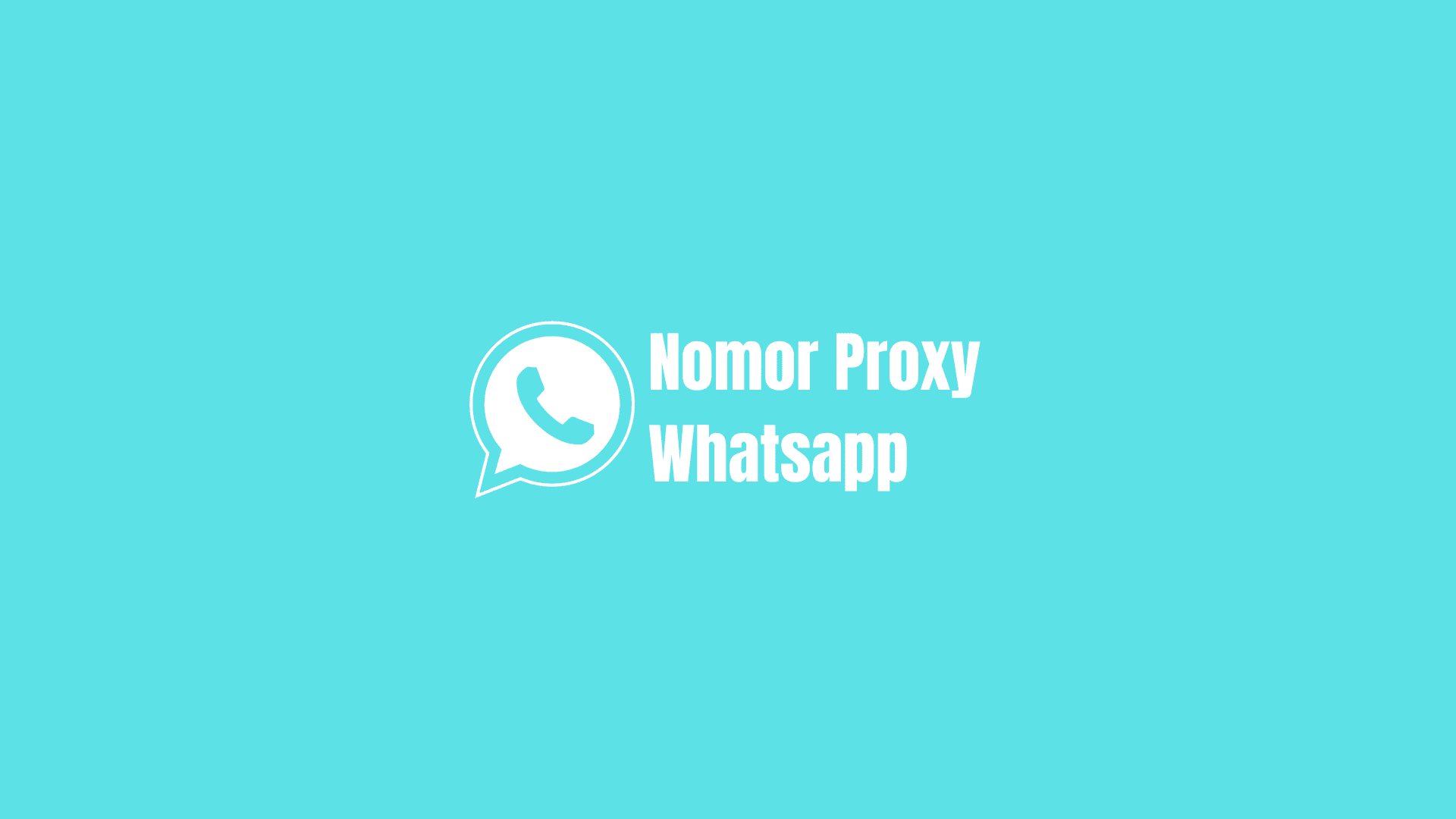 nomor proxy whatsapp